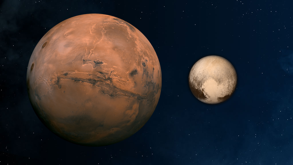 Mars square Pluto.